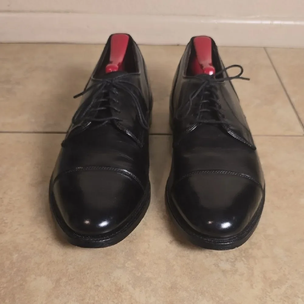 Allen Edmonds Black Leather Men's Derbys